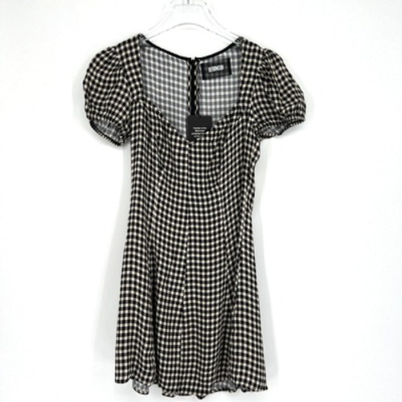 Reformation Dresses & Skirts - Reformation Dress Womens 4 Lucinda Milk Maid Gingham Mini Sundress 90s Grunge